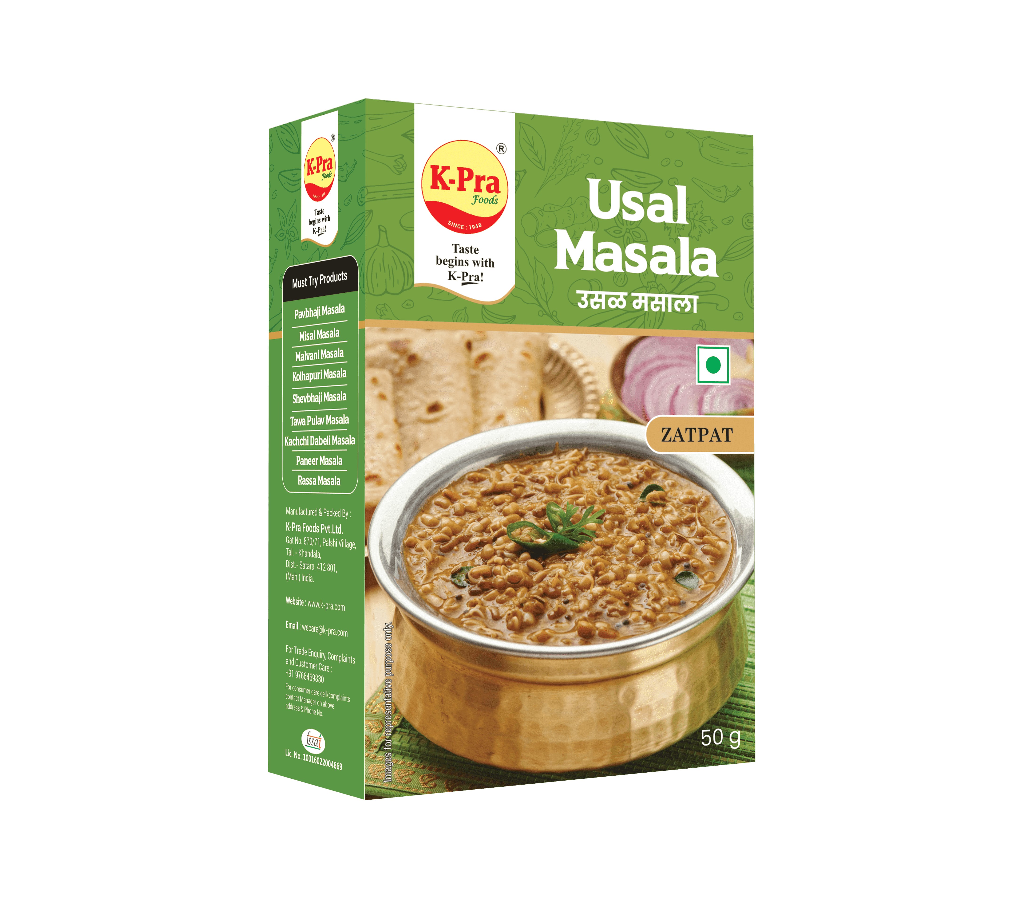 USAL MASALA K PRA 50 GM