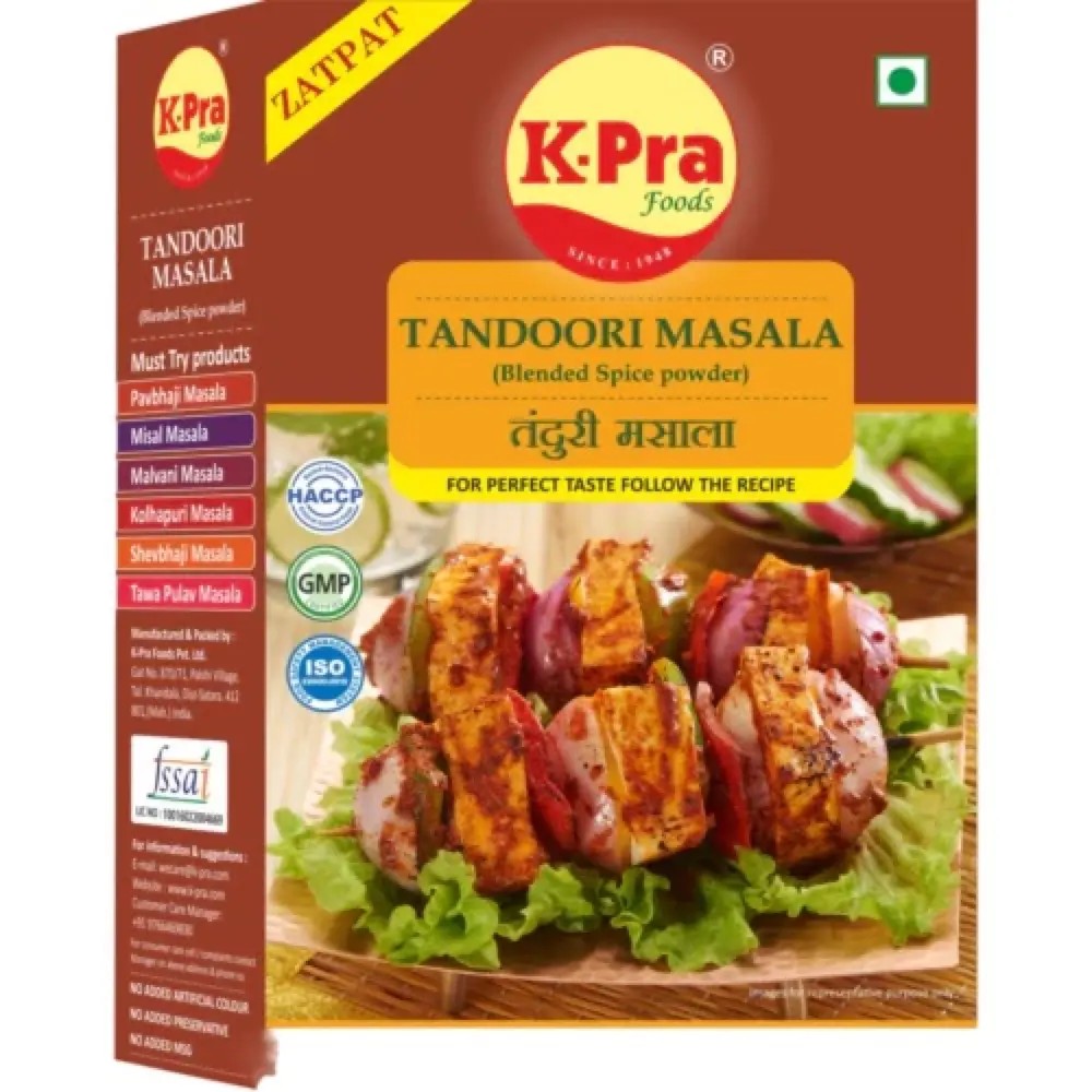 K PRA ZATPAT TANDOORI MASALA 50 GM
