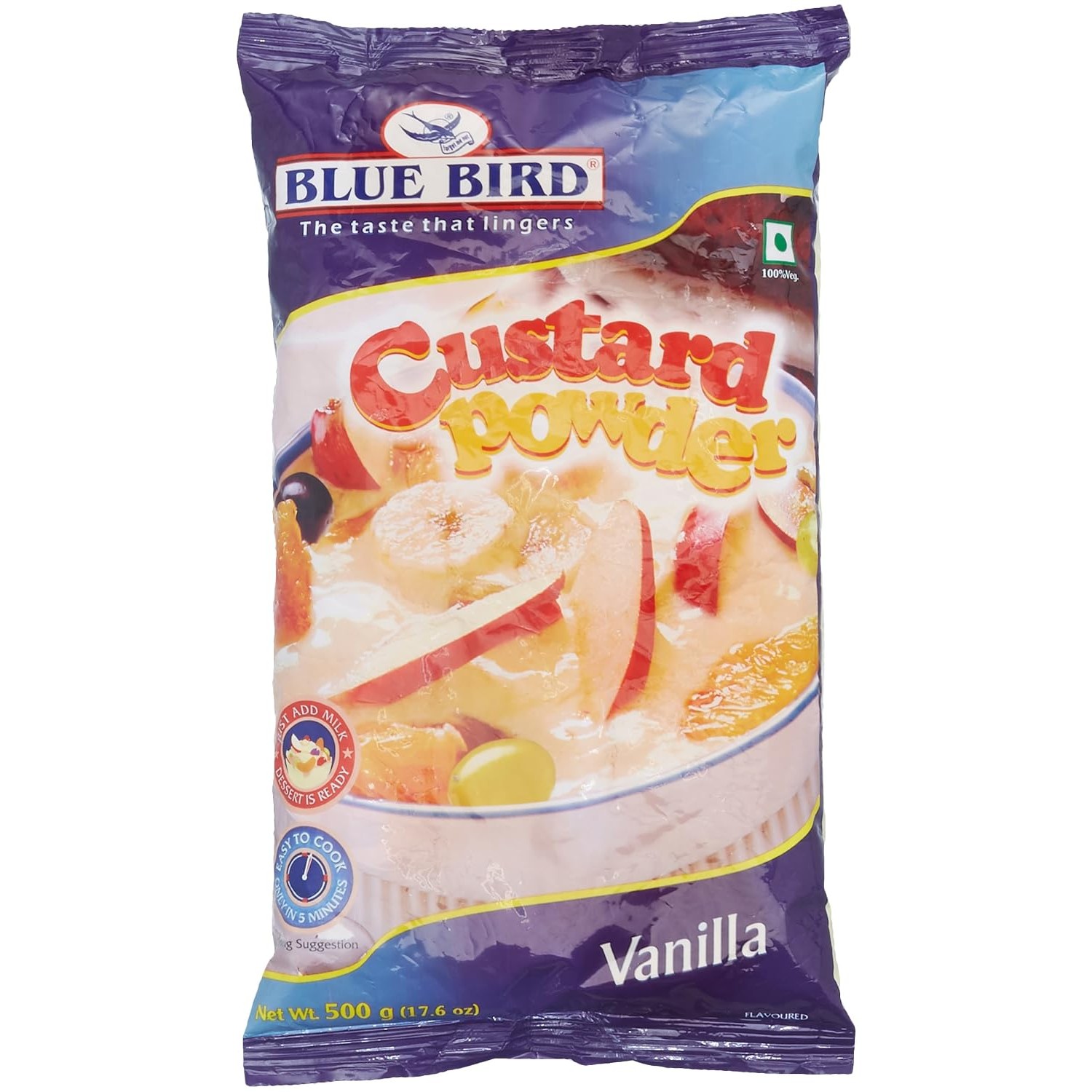 BLUE BIRD CUSTARD PWD  500 GM
