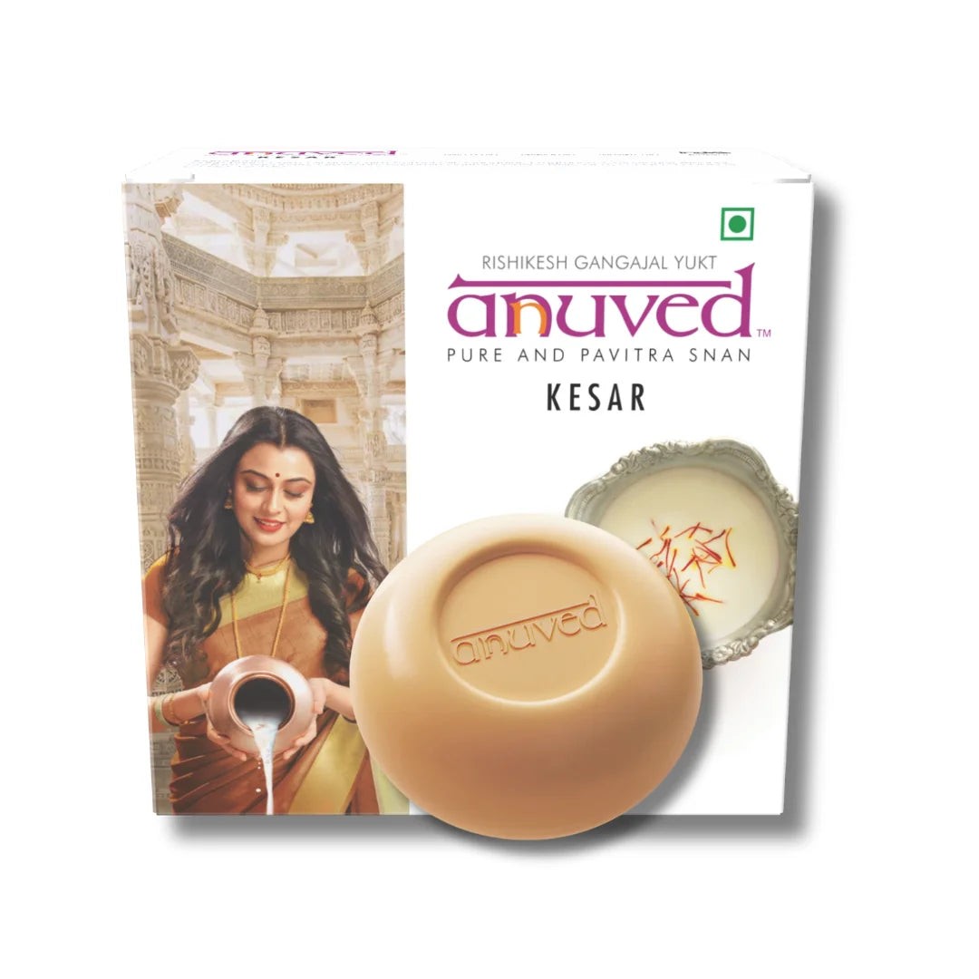 Anuved Kesar Soap 115 GM