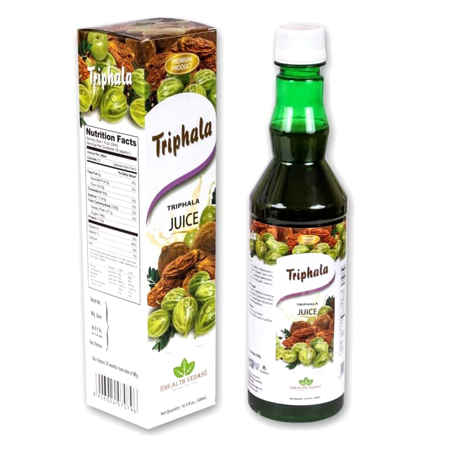 ORGANIC TRIPHALA JUICE VEDIC 500 ML