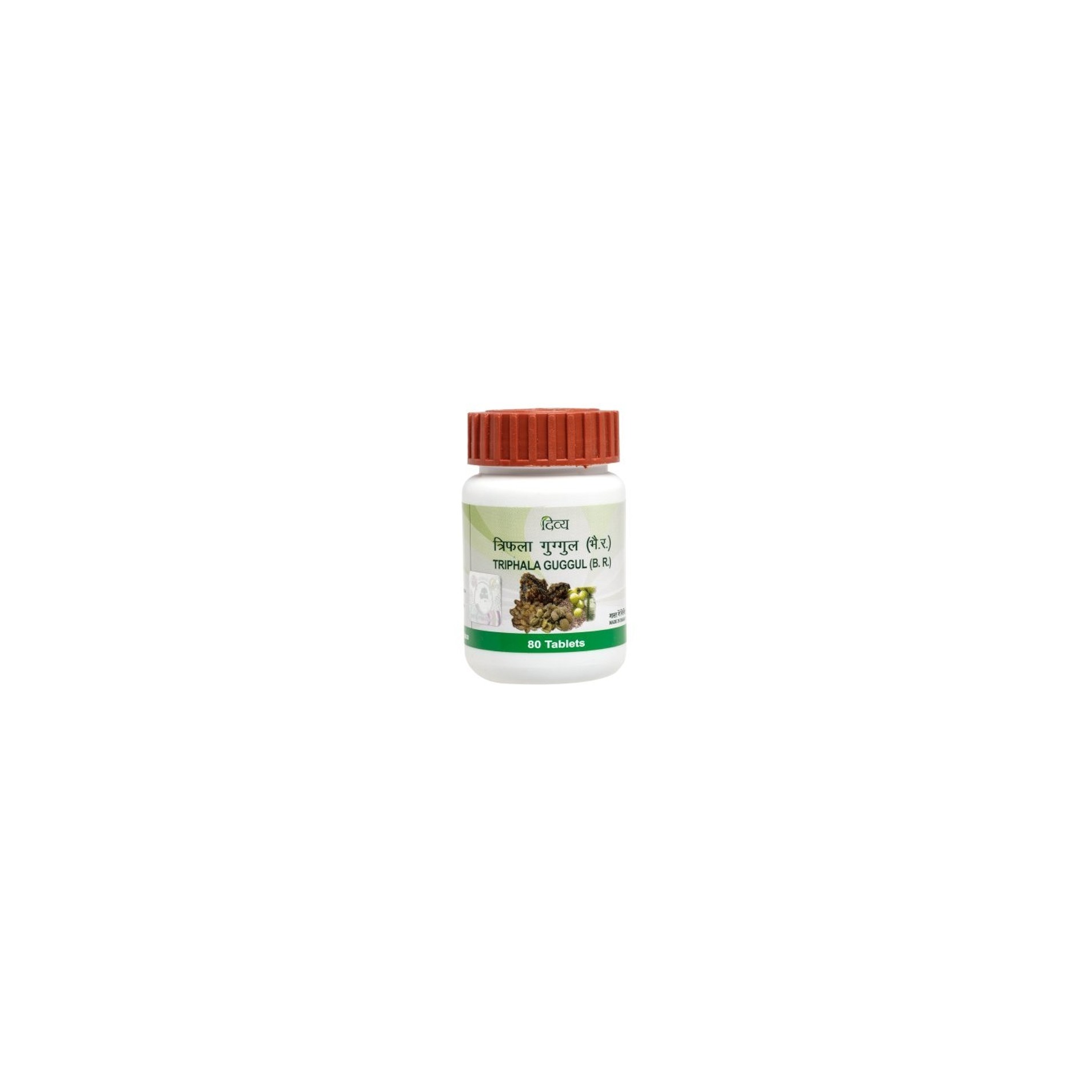 DIVYA TRIPHALA GUGGUL 80 TABLETS 1 COUNT