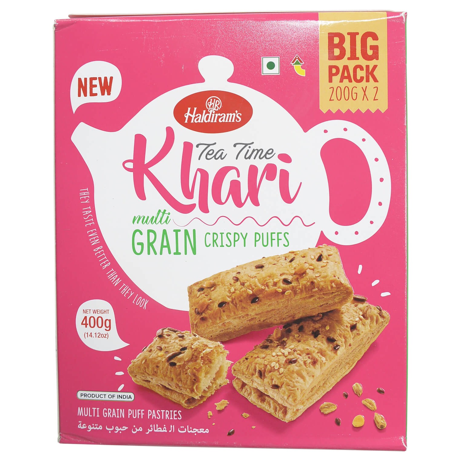 HALDIRAM MULTIGRAIN PUFF 400 GM