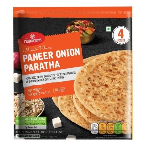 HALDIRAM PANEER ONION PARATHA