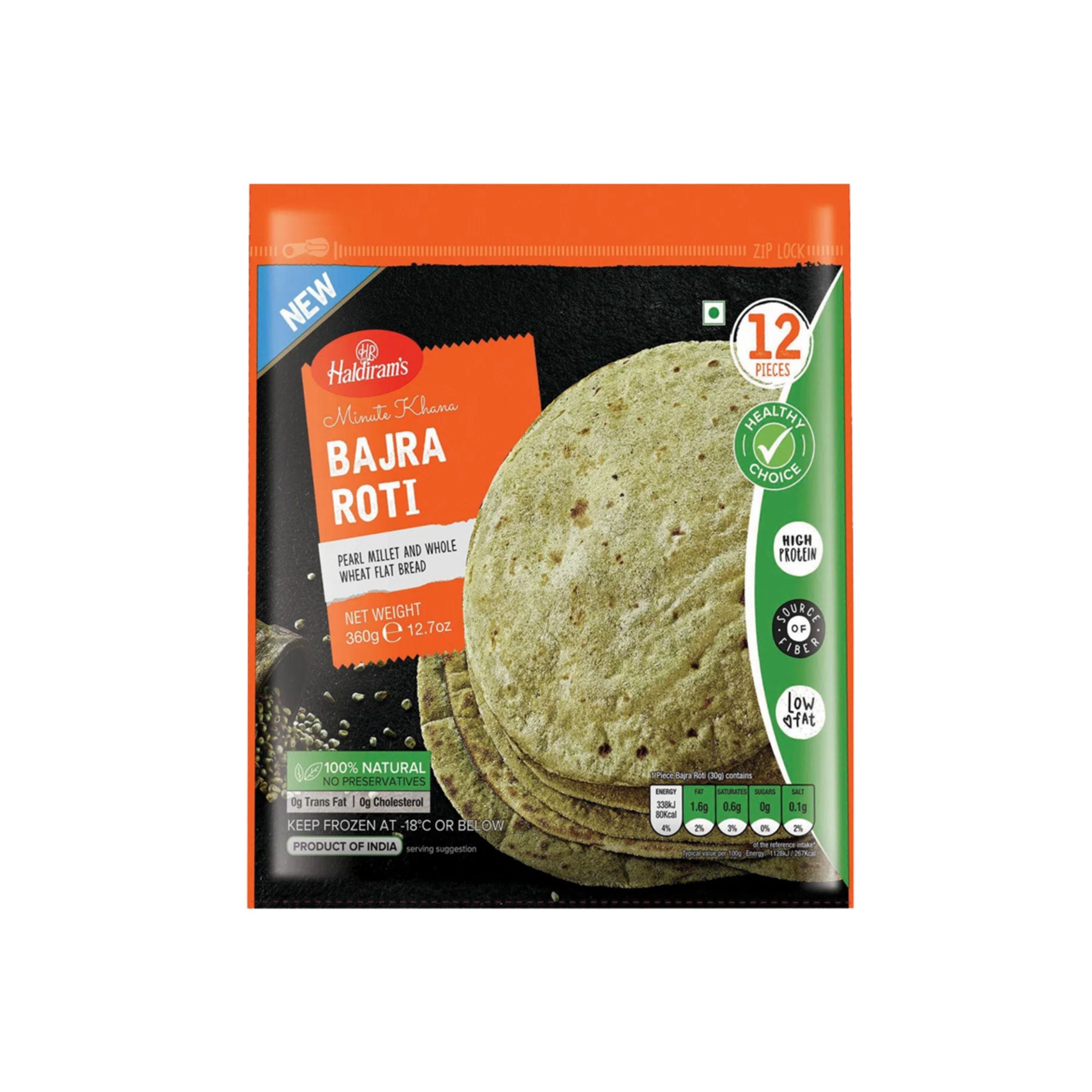 Haldiram Bajra Roti 12 PCS