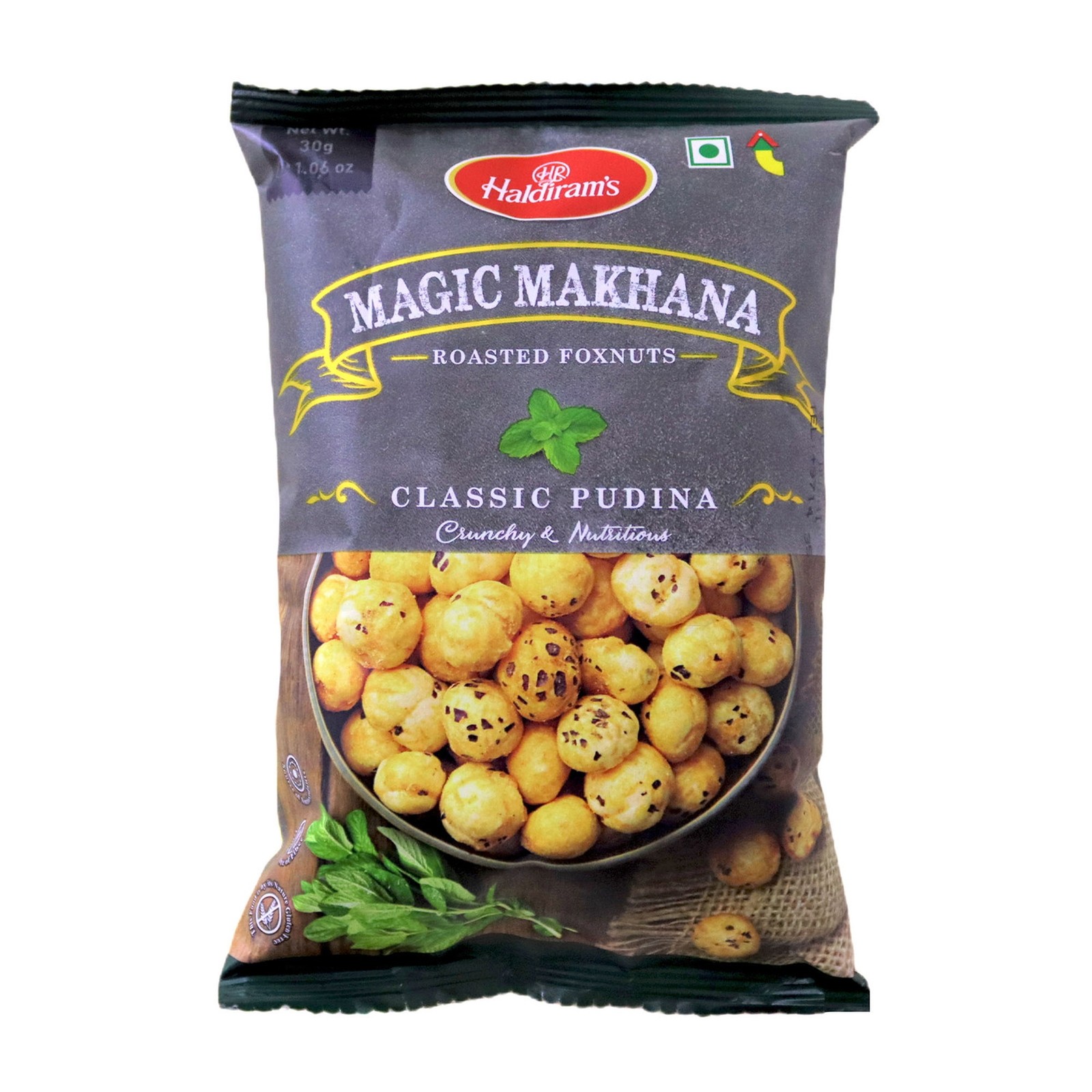 HAL FOXNUTS CLASS PUDINA 30 GM