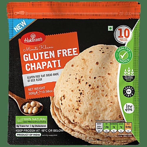 Haldiram Gluten Free Chapati 10 PCS