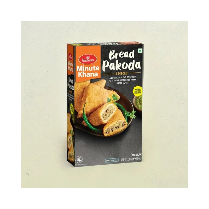 Haldirams Bread Pakoda 4 Pcs/box 380 GM