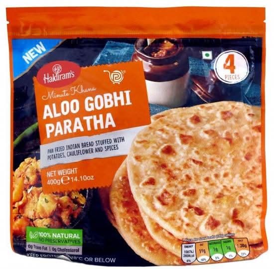 Haldiram Aloo Gobhi Paratha 4 PCS