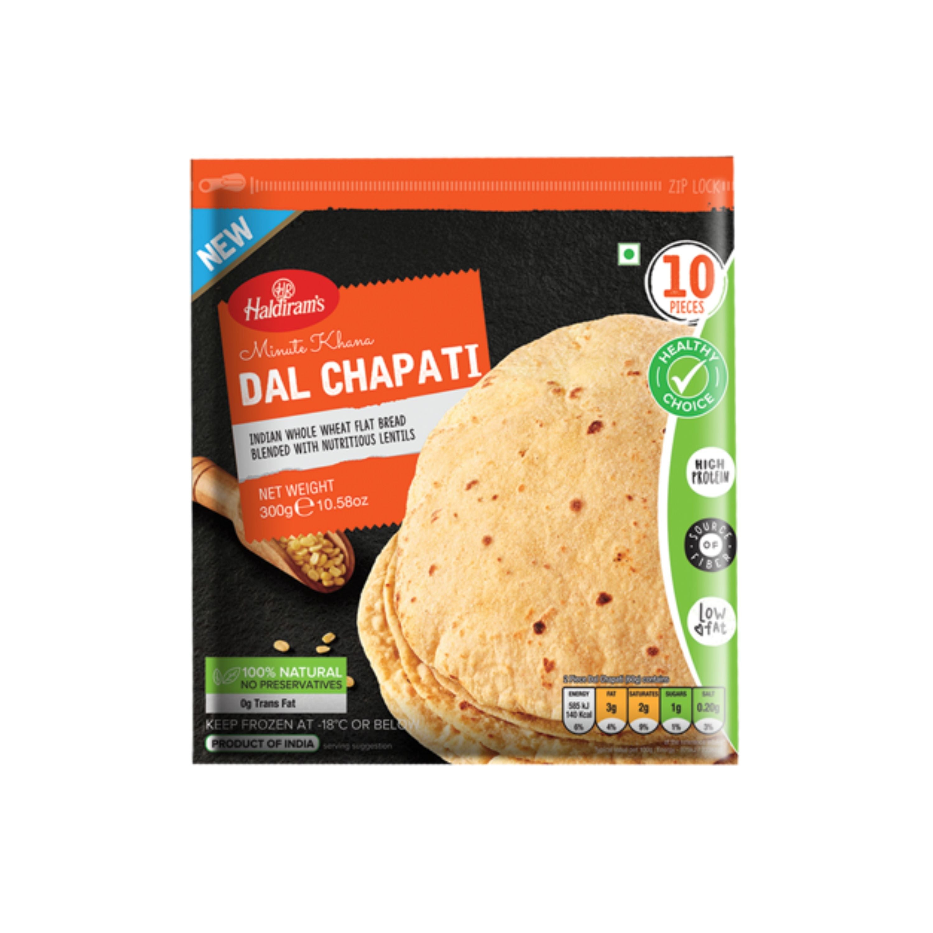 Haldiram Dal Chapati 10 PCS