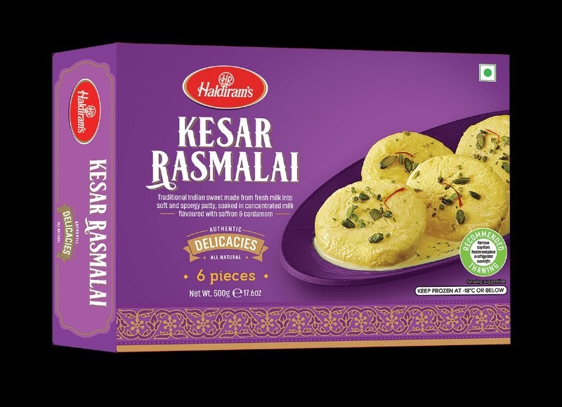 HALDIRAMS KESAR RASMALAI  500 GM