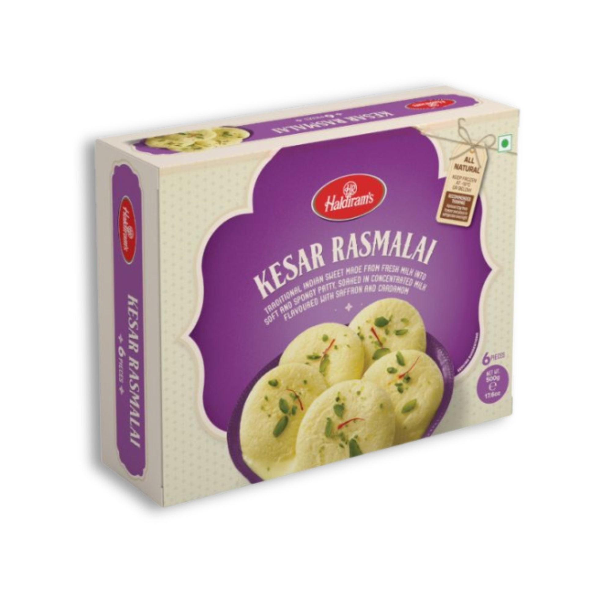 Haldirams Kesare Rasmalai 500 GM