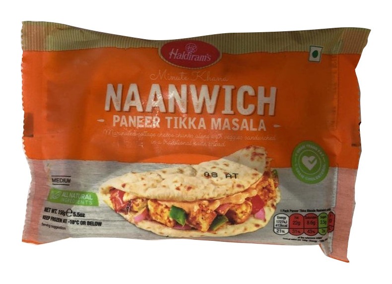Naan Pocket Paneer Tikka Masala 156 GM
