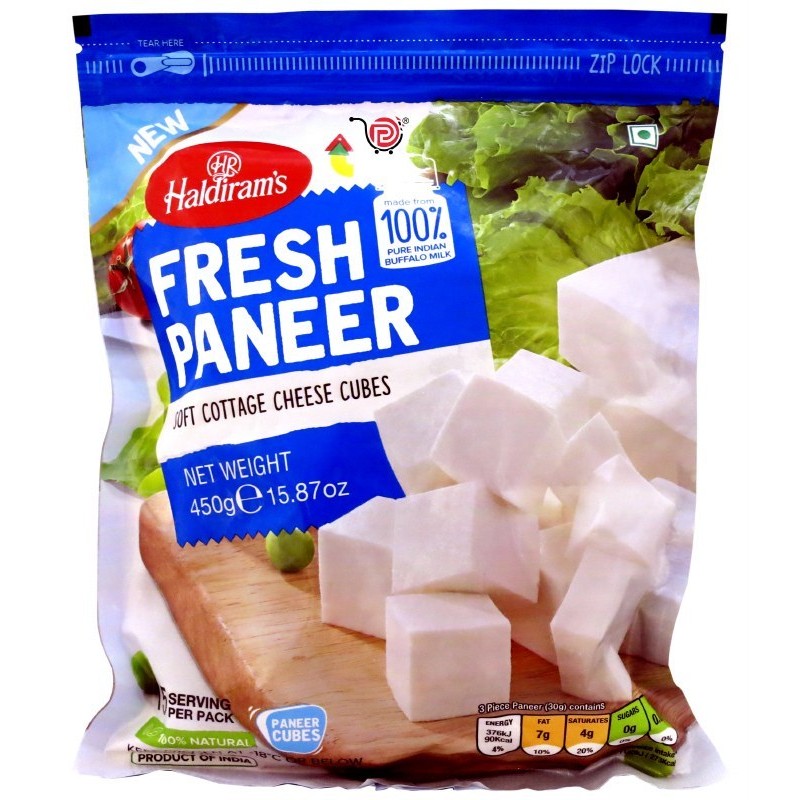 Haldiram Fresh Paneer Cubes 900 GM