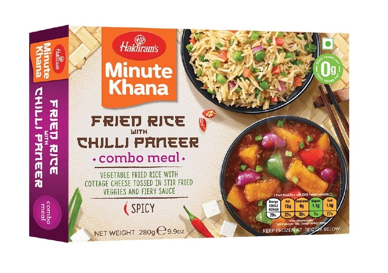 FRIED RICE WITH CHILLI PANEER 280 GM