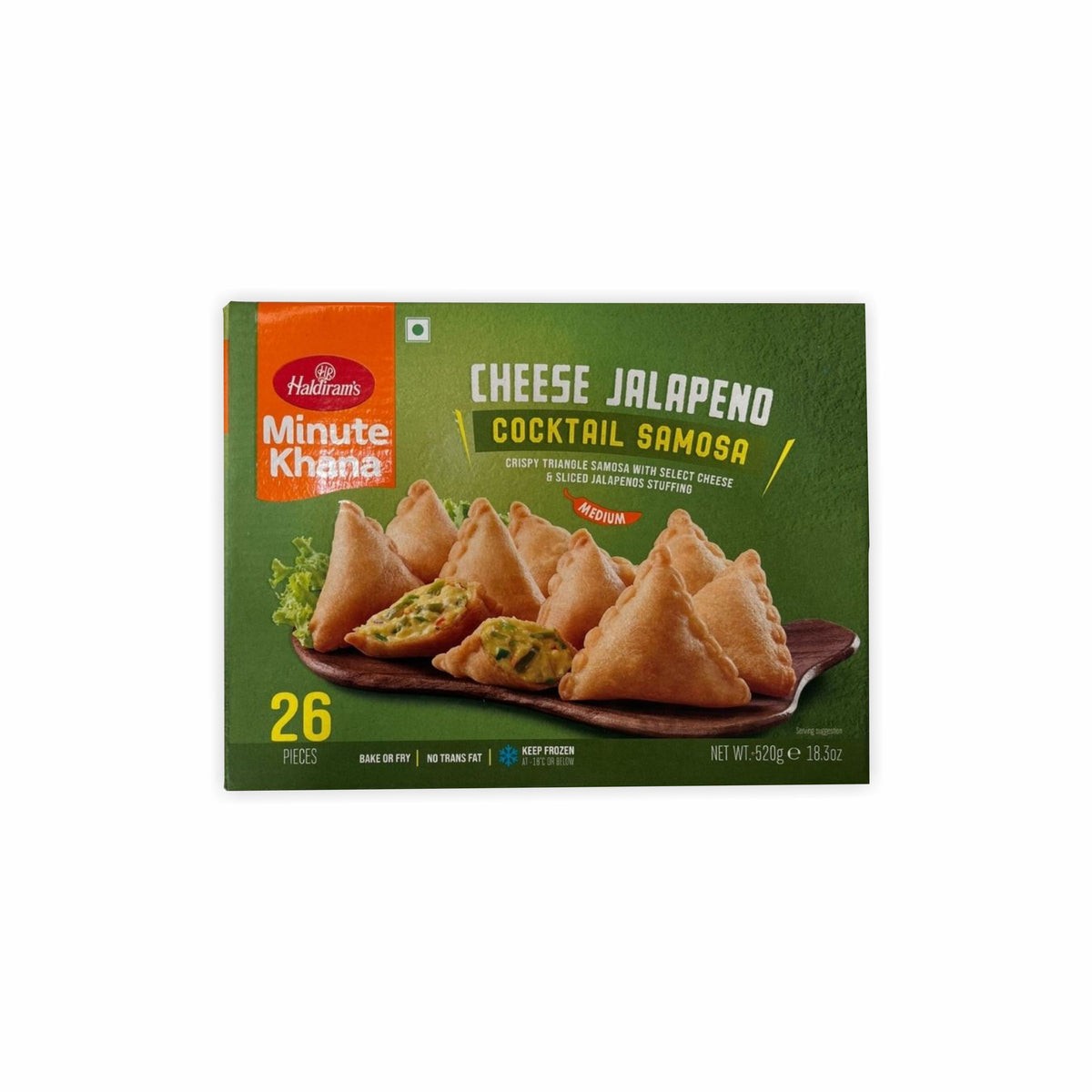 Haldiram Fro Patti Samosa Cheese Jalapeno 520 GM
