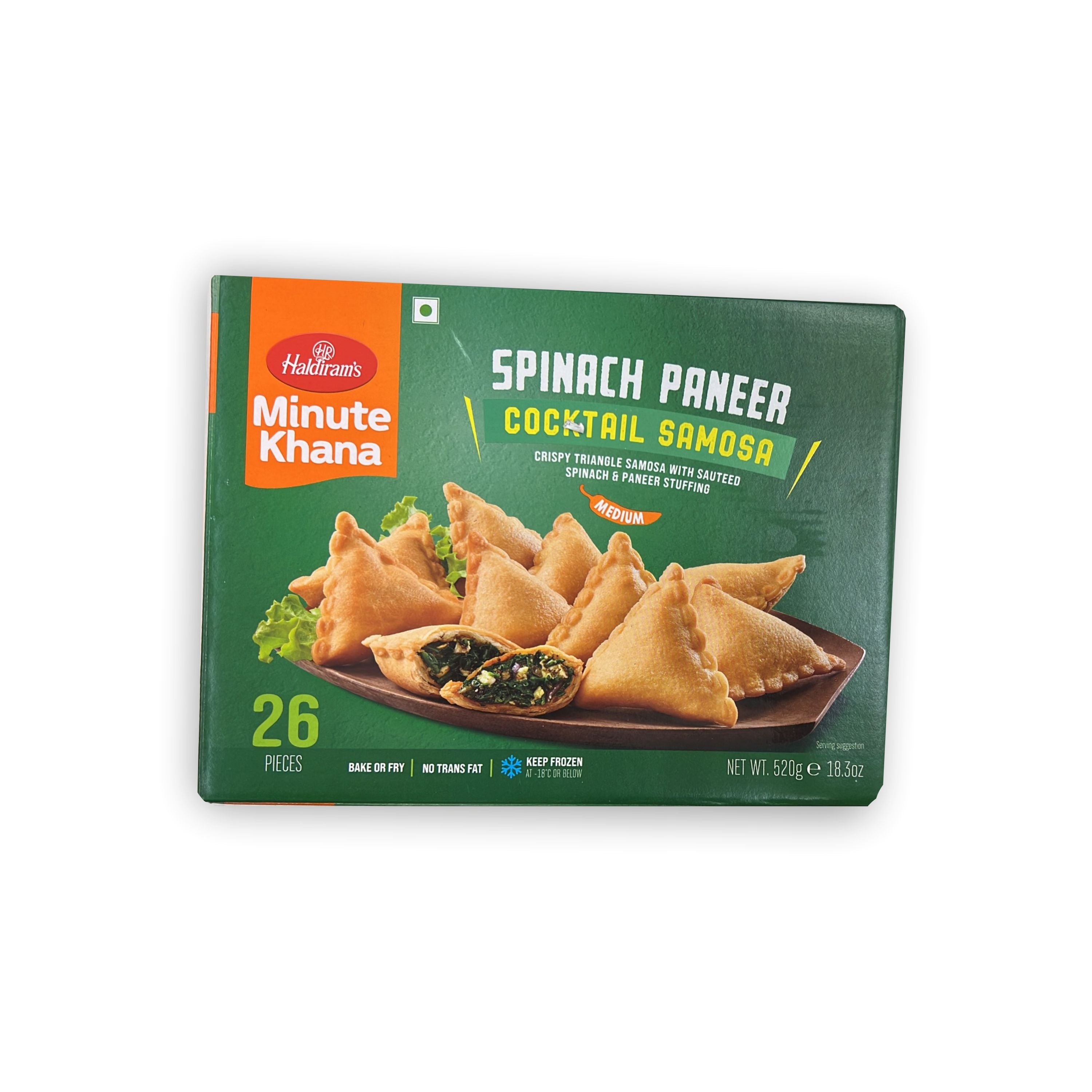 HLD.Spinach Paneer Samosa 26 PCS