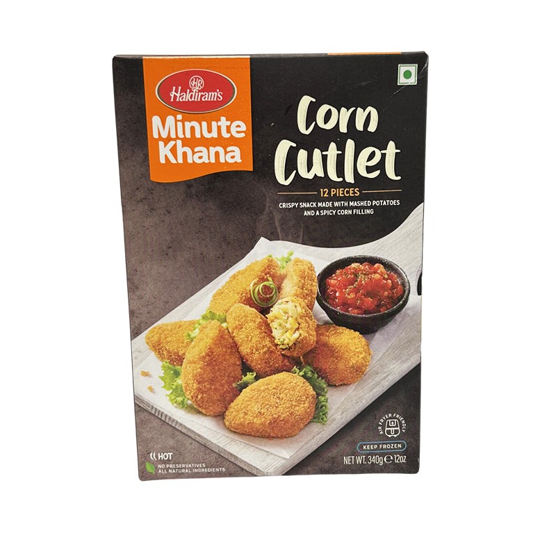 Haldiram Frozen Corn Cutlet 340 GM