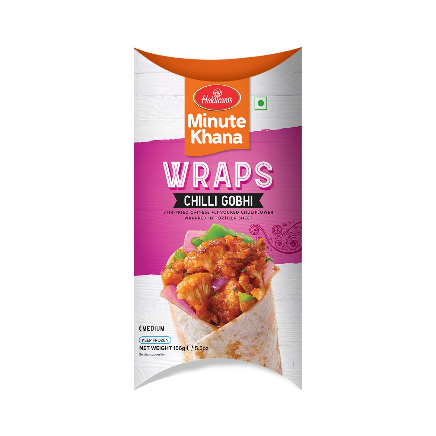 Haldiram Wraps Chilli Gobhi