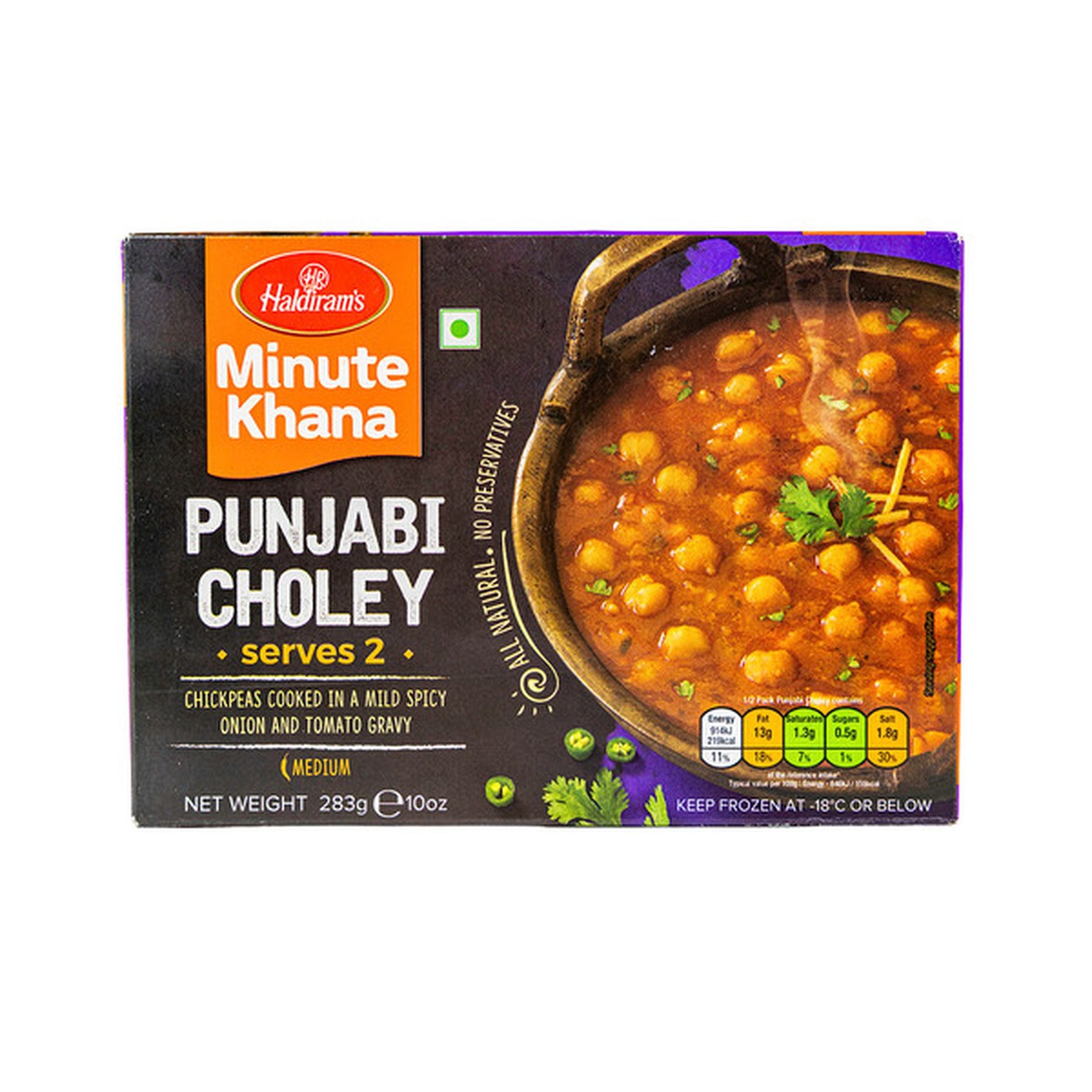 Haldirmams Punjabi Choley Heat & Eat 10.58 OZ