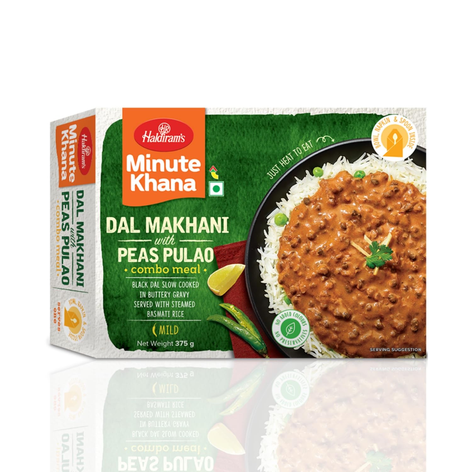 HALDIRAM DAL MAKHANI AND PEAS 375 GM