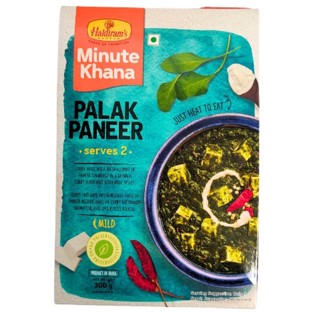 HALDIRAM PALAK PANEER READY TO EAT 300 GM