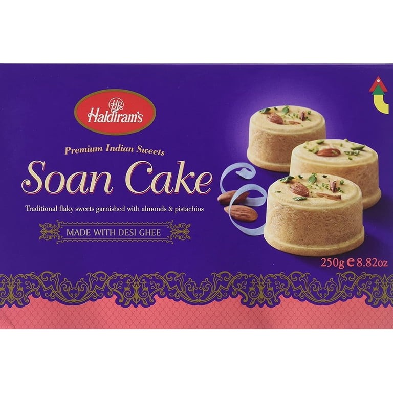 Haldiram Soan Cake With Ghee 250 GM