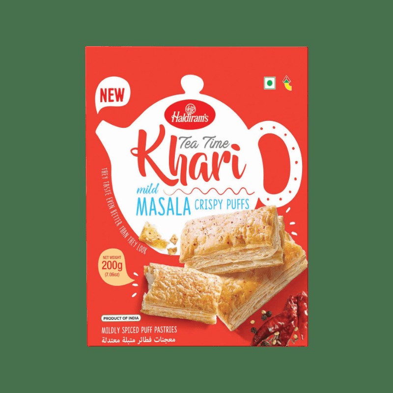 HALDIRAM KHARI MASALA PUFF MILD 200 GM