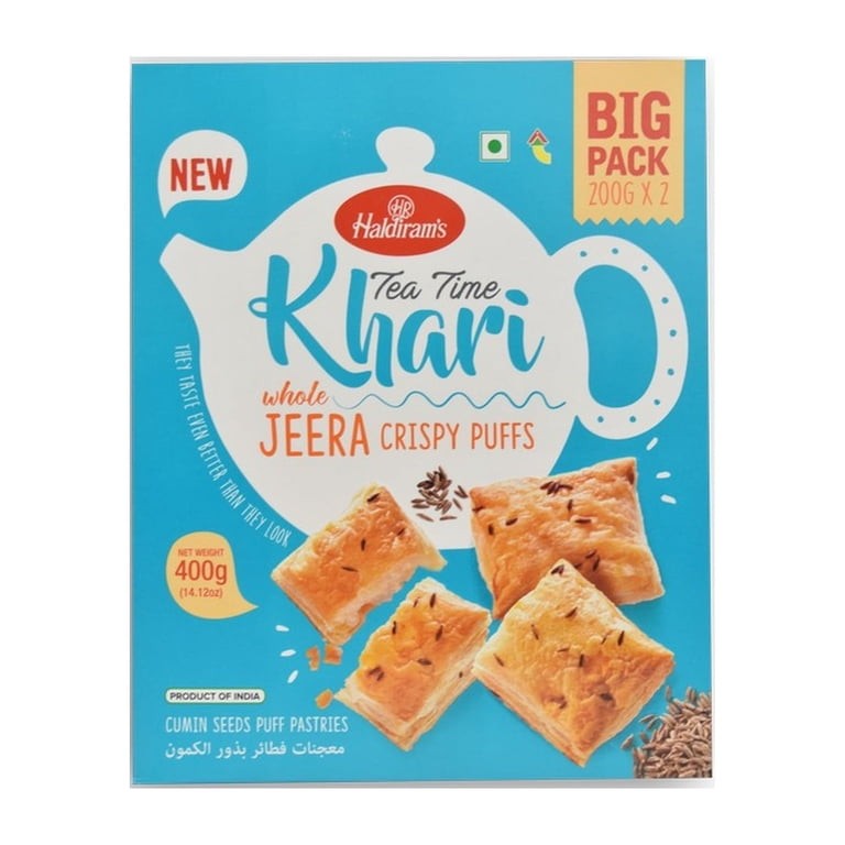 HALDIRAM KHARI JEERA PUFF 400 GM