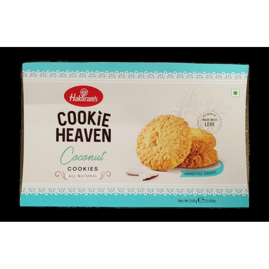 HALDIRAM COCONUT COOKIES 360 GM