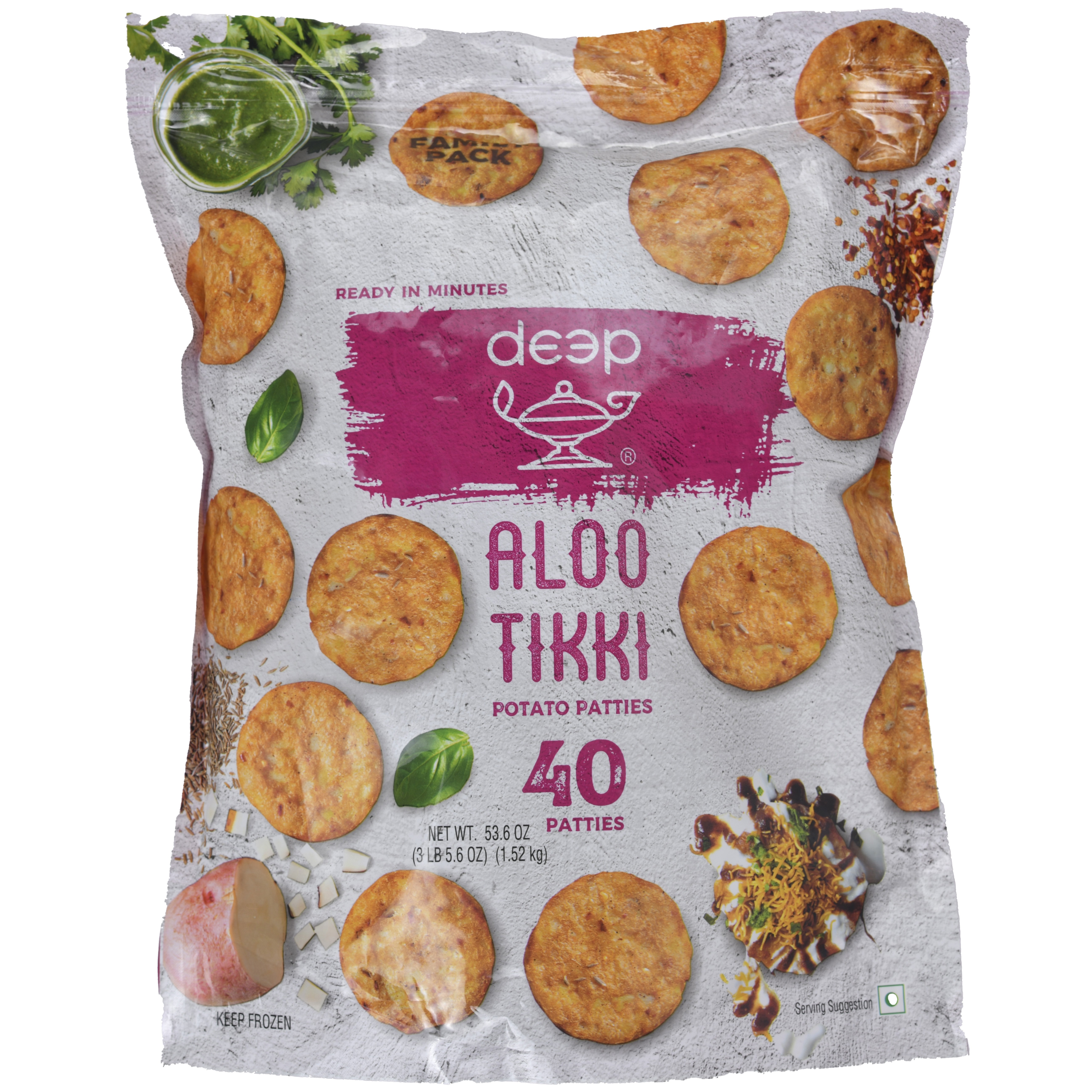 Aloo Tikki 40 PCS