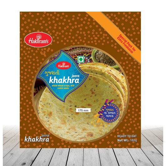 HR JEERA KHAKHRA 180 GM