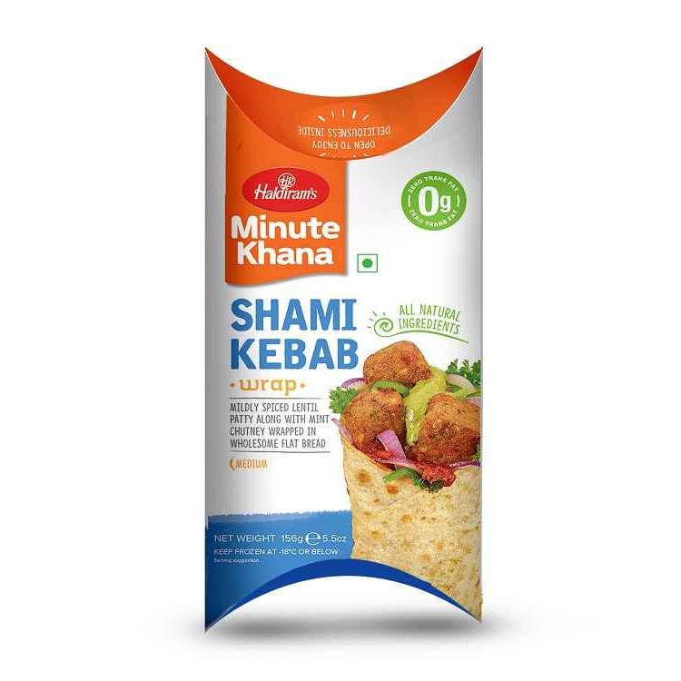Haldiram's Wrap Shami Kabab 5.5 OZ