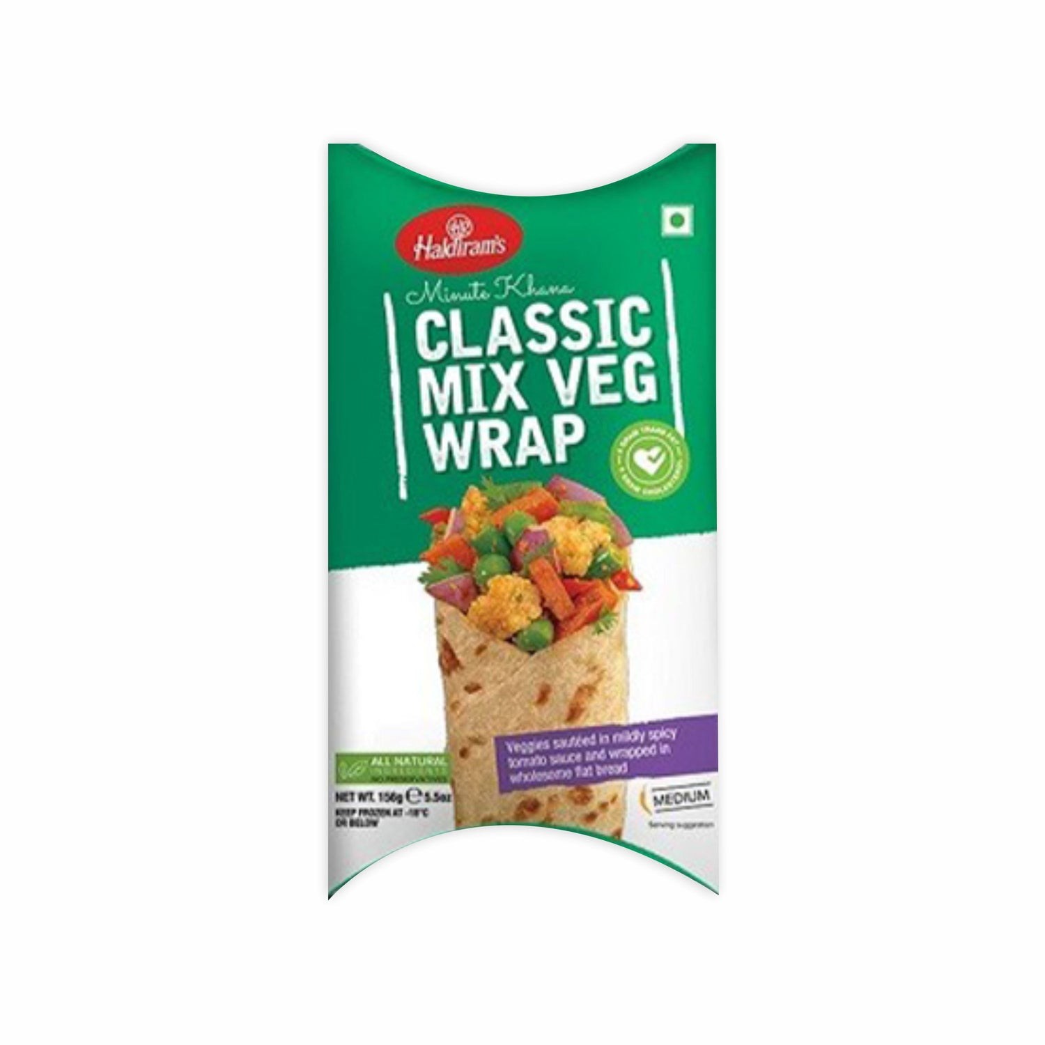 Desi Wrap Mix Veg. 156 GM