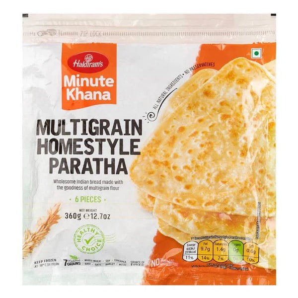 HALDIRAM MULTIGRAIN HOMESTYLE PARATHA  360 GM