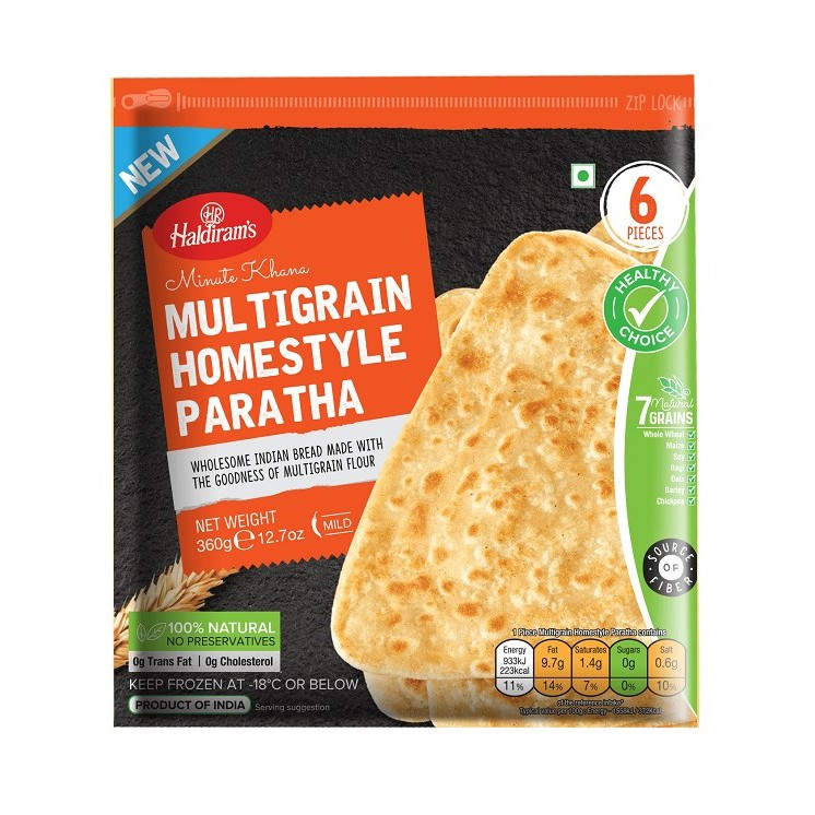 HR MULTIGRAIN HOMESTYLE PARATHA 360 GM