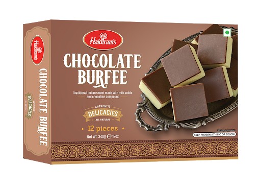 HALDIRAM CHOCOLATE BURFEE 340 GM