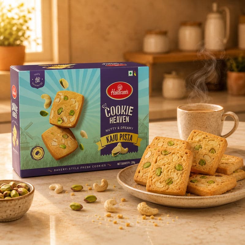 HALDIRAM KAJU PISTA COOKIES 200 GM