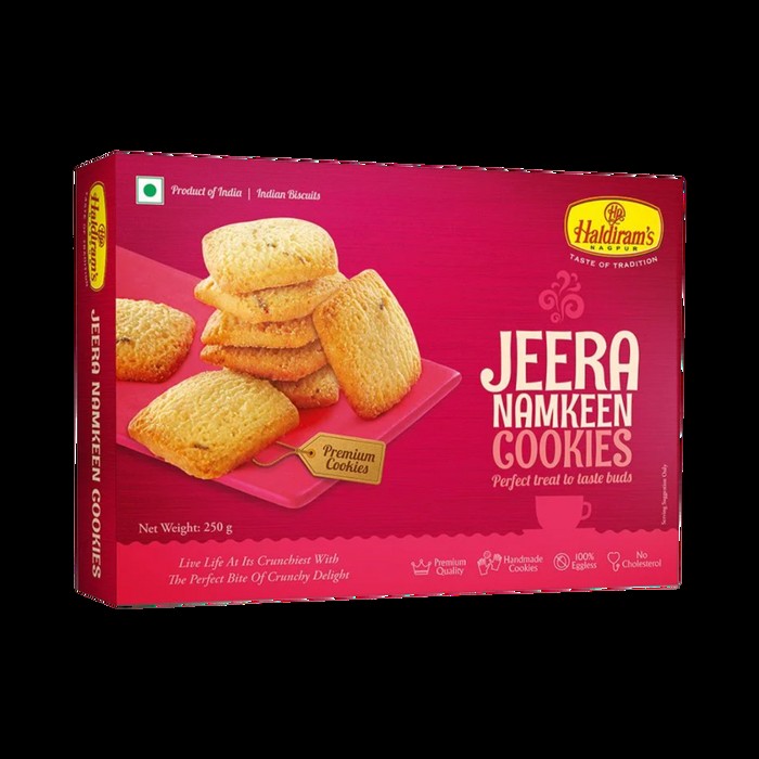 Haldiram Jeera Cookies 250 GM