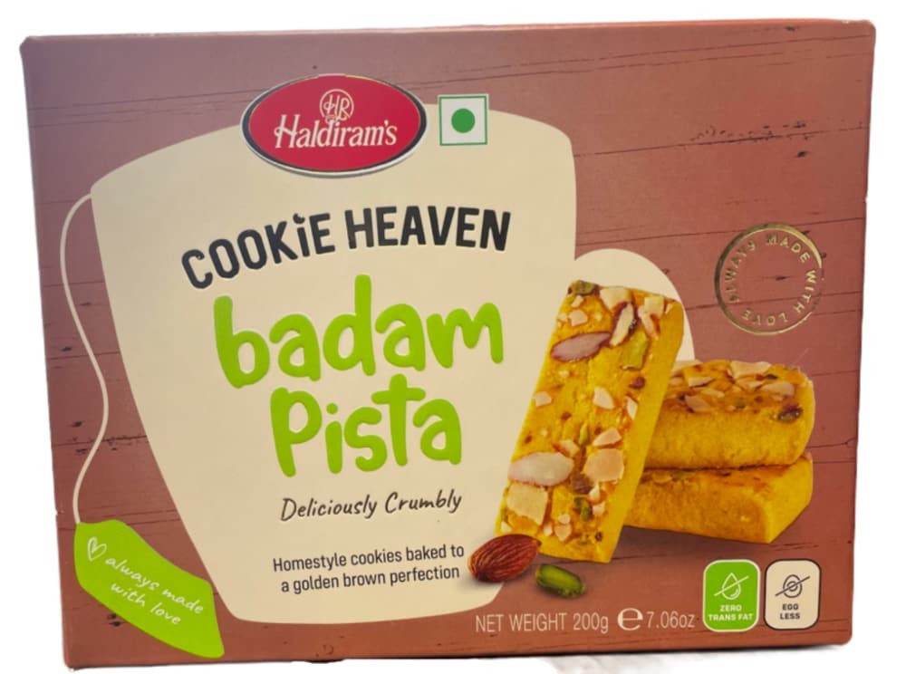 Haldiram's Badam Pista Cookie 7.06 OZ