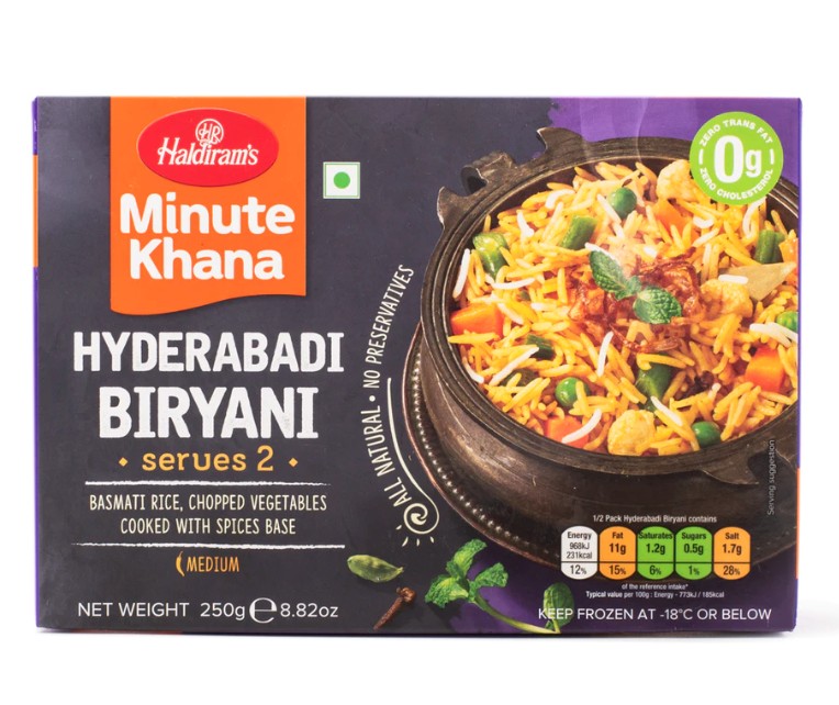 HALDIRAM HYDERABADI BIRYANI 250 GM