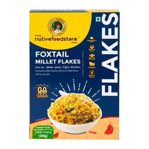 FOXTAIL MILLET FLAKES NATIVE FOOD 1.1 LBS