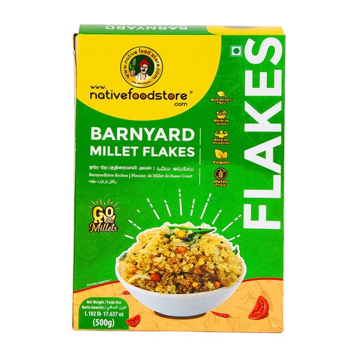 BARNYARD MILLET FLAKES NATIVE FOOD 1.1 LBS