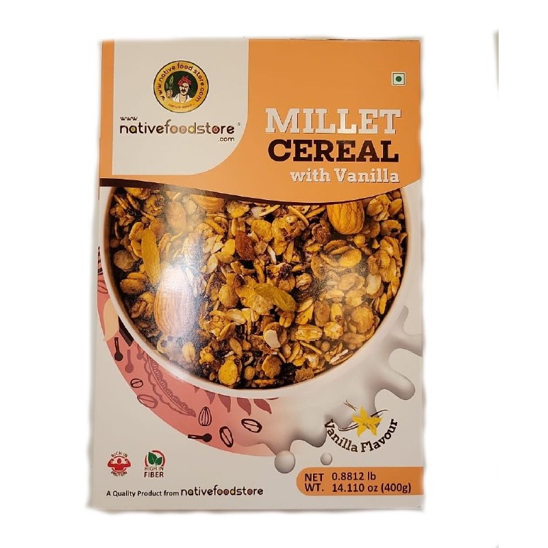 NFS MILLET MUESLI VANILLA 400 GM