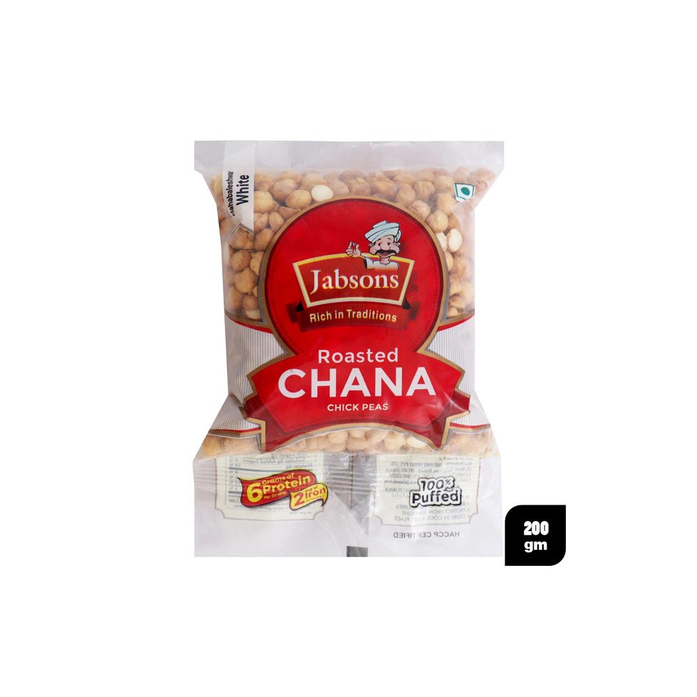 Jabsons Roasted Chana 200 GM