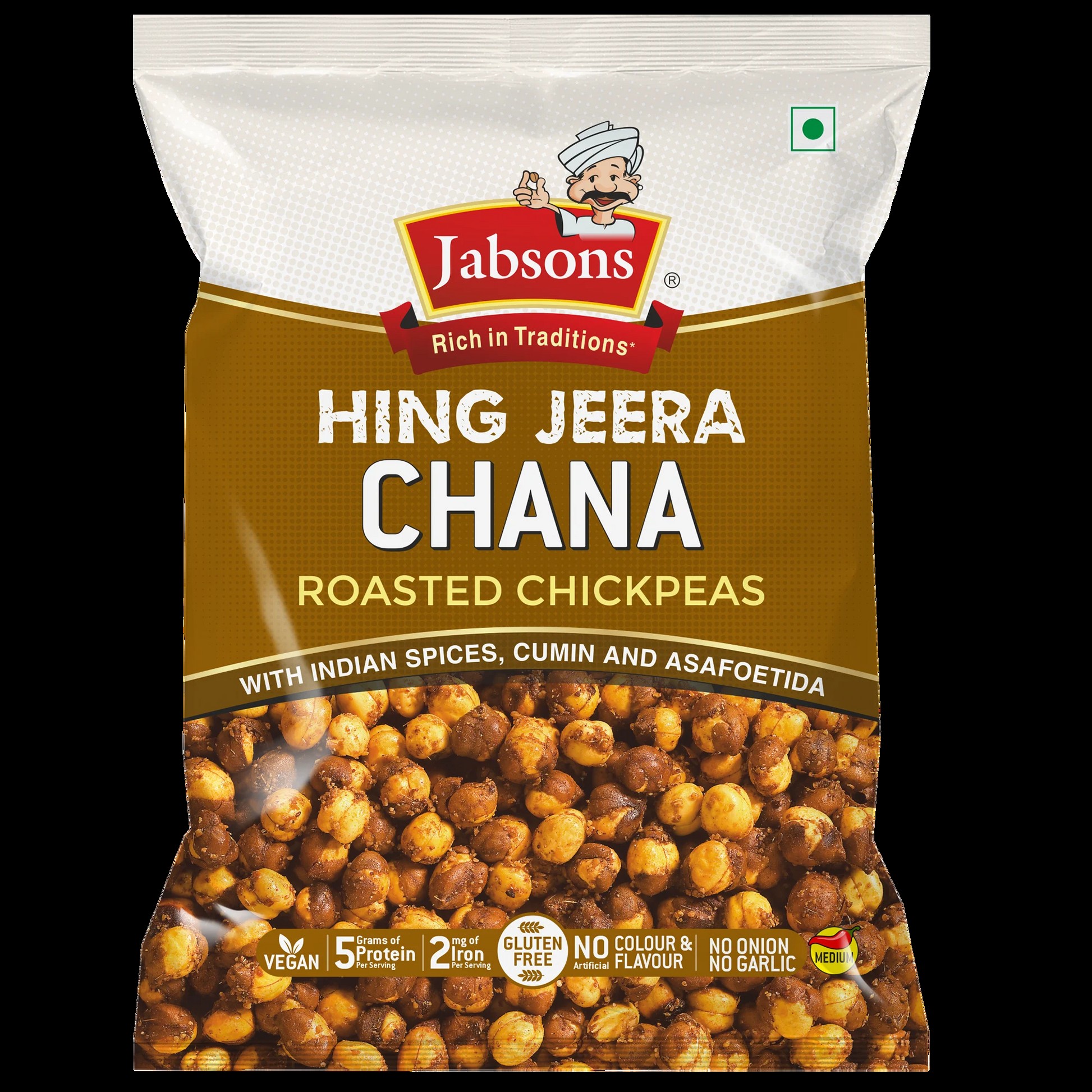 JABSON CHANA ROASTED WITH HING JEERA FLAVOR 150 GM