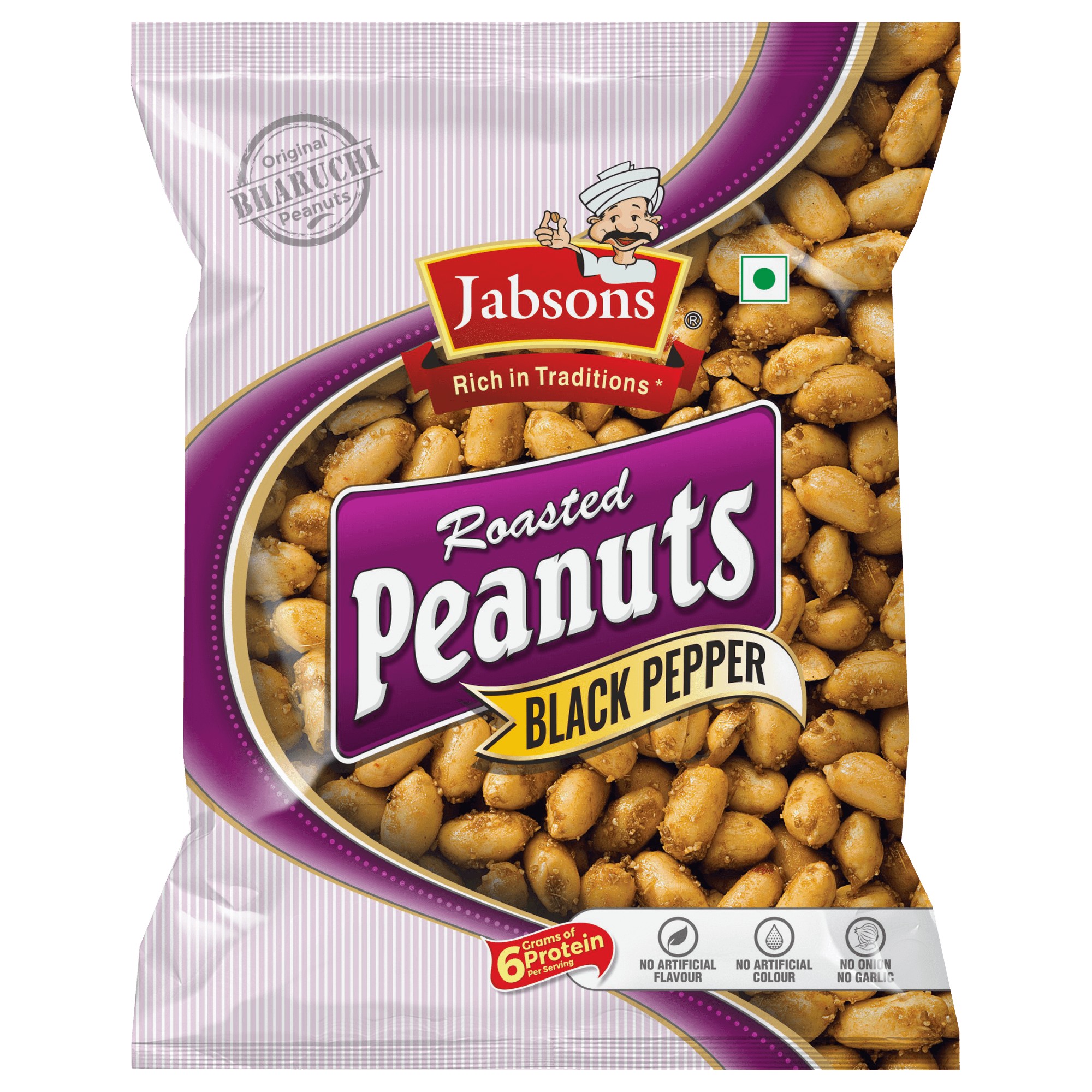 Jabsons Jabsons Black Pepper Roasted Peanuts 140 GM