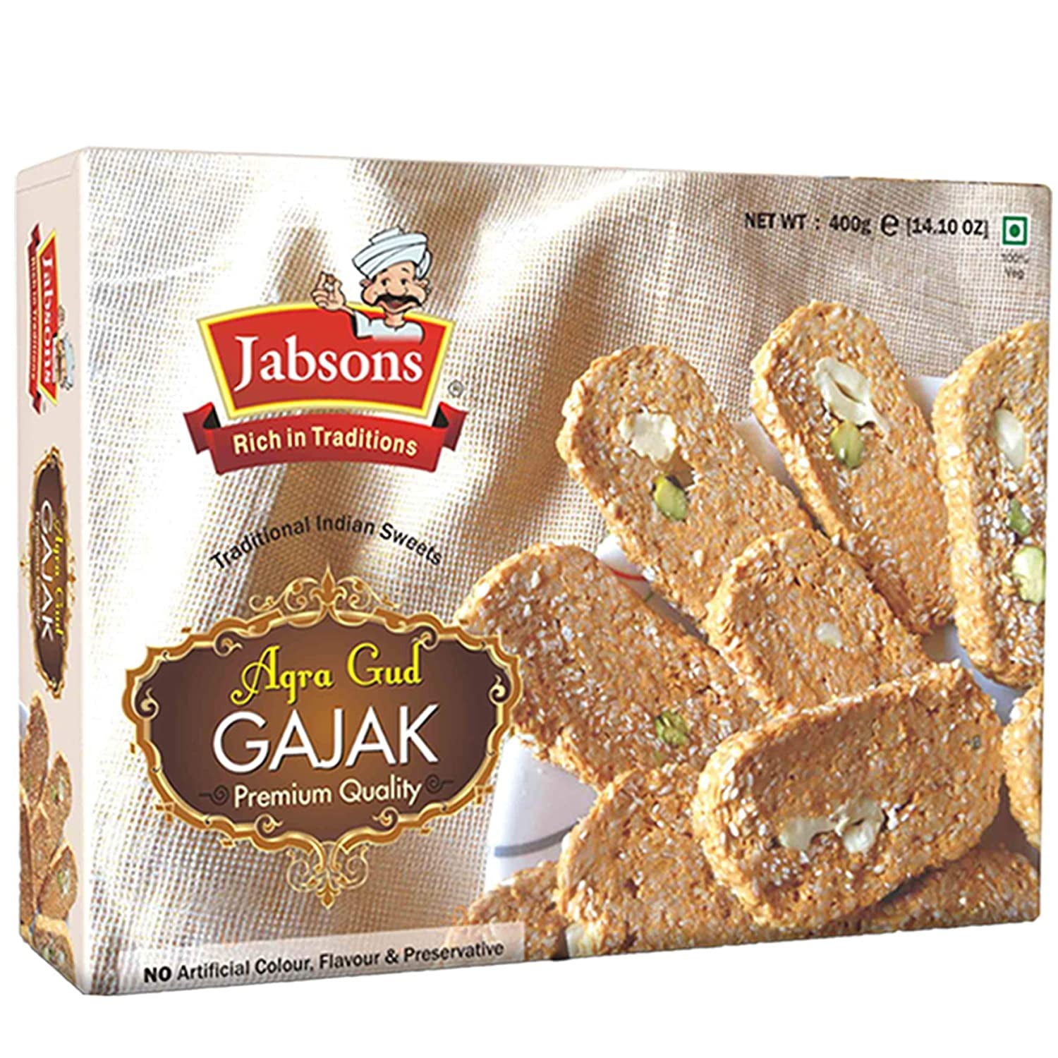 JABSONS AGRA GAJAK 400 GM