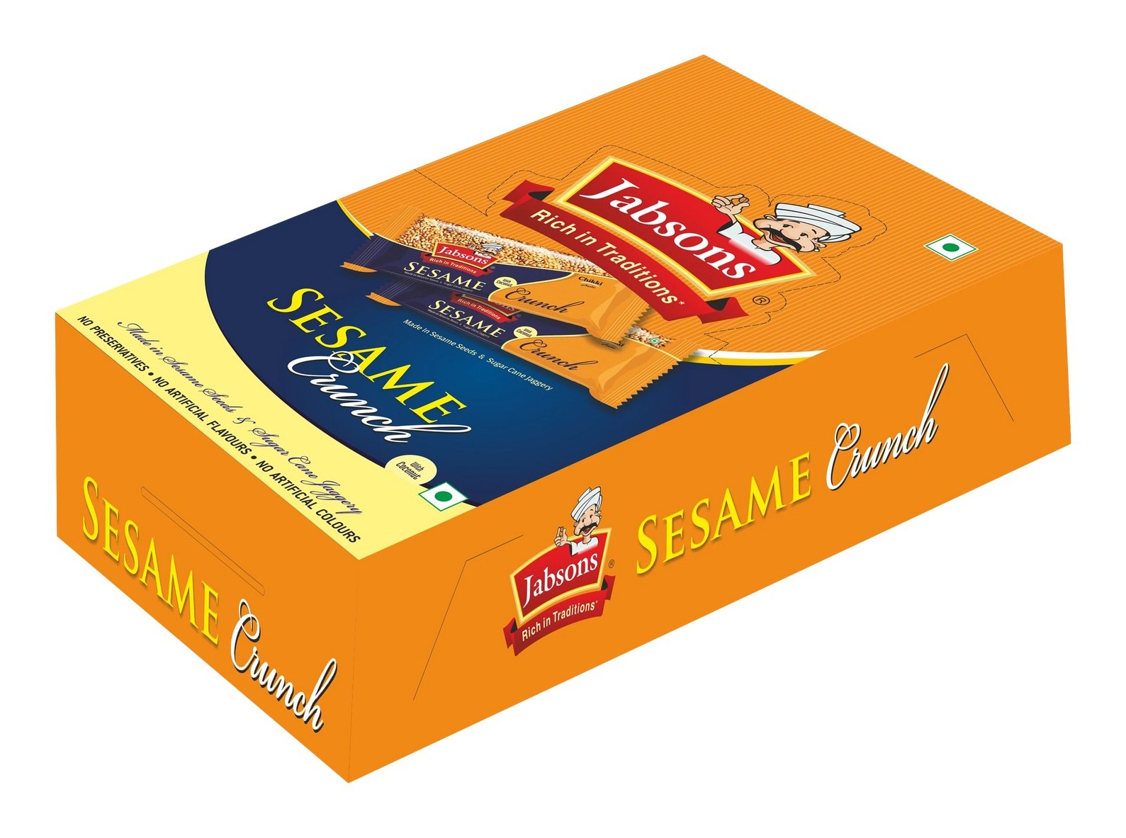 JABSONS SESAME CHIKKI BAR 800 GM