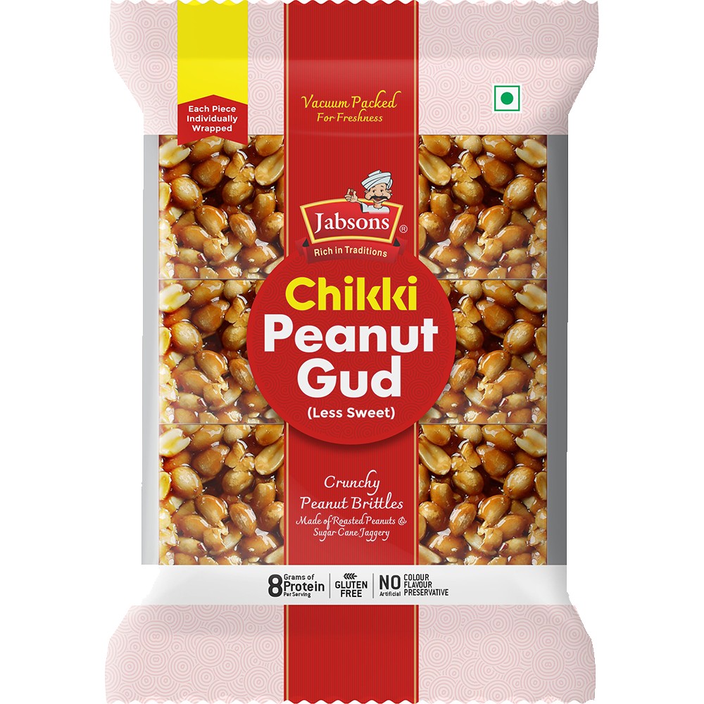 Jabsons Peanut Chikki Gud 240 GM